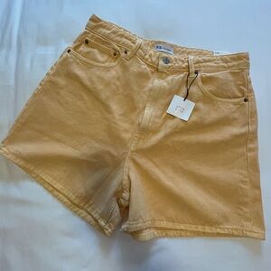 Zara High Rise Jean Shorts